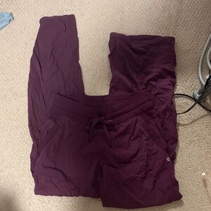 Lululemon Athletica Maroon Jogger Pants